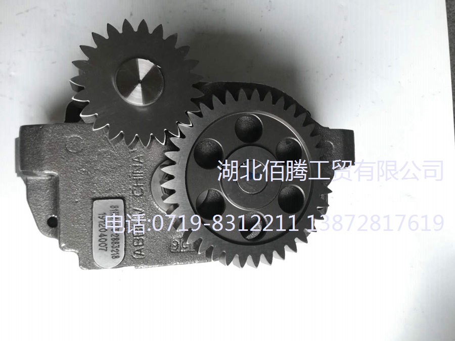 东风天龙旗舰柴油发动机ISZ13 QSZ系列发动机机油泵总成2883218 2874011